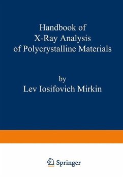 Handbook of X-Ray Analysis of Polycrystalline Materials