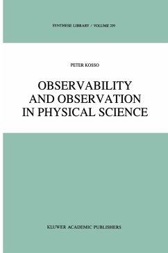 Observability and Observation in Physical Science - Kosso, Peter