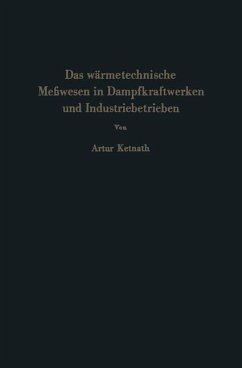 Das wärmetechnische Meßwesen in Dampfkraftwerken und Industriebetrieben - Ketnath, Artur