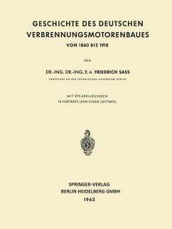 Geschichte des Deutschen Verbrennungsmotorenbaues - Saß, Friedrich