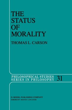 The Status of Morality - Carson, Thomas L.