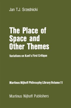 The Place of Space and Other Themes - Srzednicki, Jan J.T.