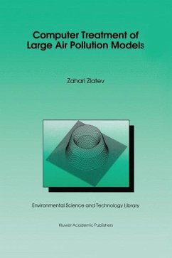 Computer Treatment of Large Air Pollution Models - Zlatev, Zahari