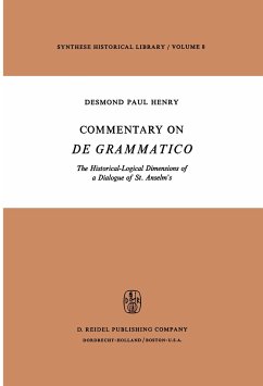 Commentary on De Grammatico - Henry, Desmond Paul