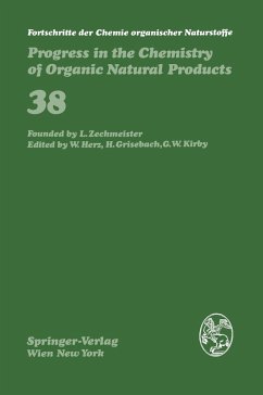 Fortschritte der Chemie organischer Naturstoffe / Progress in the Chemistry of Organic Natural Products