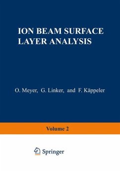 Ion Beam Surface Layer Analysis - Meyer, Otto