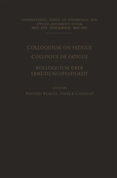 Colloquium on Fatigue / Colloque de Fatigue / Kolloquium über Ermüdungsfestigkeit