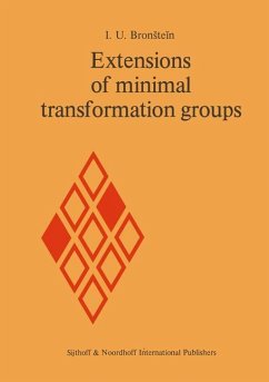 Extensions of Minimal Transformation Groups - Bronstein, I. U.