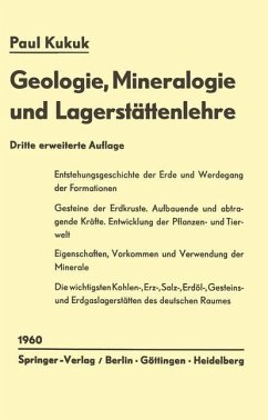 Geologie, Mineralogie und Lagerstättenlehre - Kukuk, Paul
