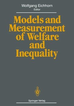 Models and Measurement of Welfare and Inequality