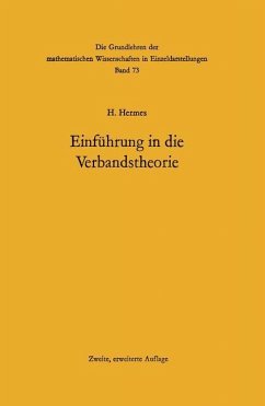 Einführung in die Verbandstheorie - Hermes, Hans