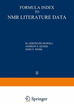 Formula Index to NMR Literature Data - Howell, M. G.