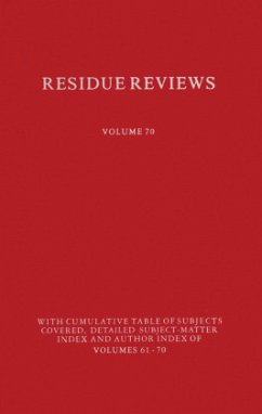 Residues of Pesticides and Other Contaminants in the Total Environment - Gunther, Francis A.