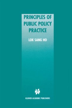 Principles of Public Policy Practice - Lok Sang Ho