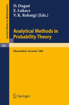 Analytical Methods in Probability Theory