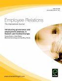 Introducing Governance and Employment Relations in Eastern and Central Europe (eBook, PDF)