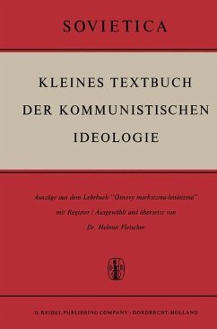 Kleines Textbuch Der Kommunistischen Ideologie - Fleischer, H.