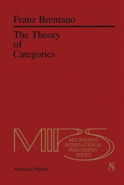 The Theory of Categories - Brentano, Franz Clemens