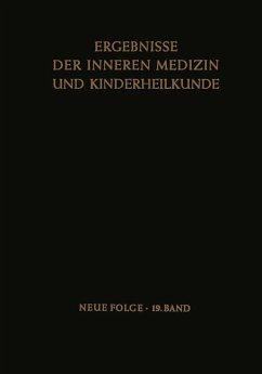 Ergebnisse der Inneren Medizin und Kinderheilkunde - Heilmeyer, L.;Schoen, R.;Rudder, B. de