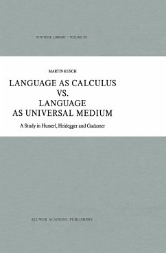 Language as Calculus vs. Language as Universal Medium - Kusch, Maren