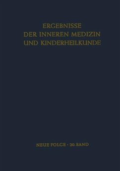 Ergebnisse der Inneren Medizin und Kinderheilkunde - Heilmeyer, L.; Prader, A.; Rudder, B. De; Schoen, R.