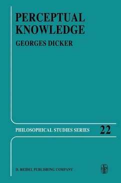 Perceptual Knowledge - Dicker, Georges