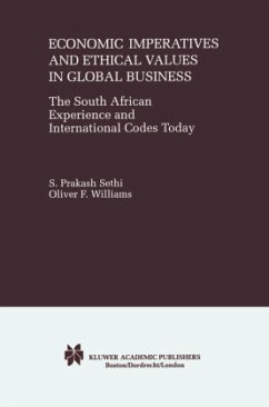 Economic Imperatives and Ethical Values in Global Business - Sethi, S. Prakash;Williams, Oliver F.