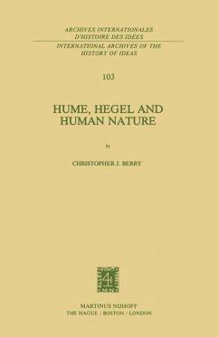 Hume, Hegel and Human Nature - Berry, C. J.