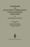 Systematik und Qualitative Untersuchung Capillaraktiver Substanzen