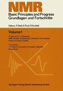 NMR Basic Principles and Progress. Grundlagen und Fortschritte - Diehl, P.;Khetrapal, C. L.;Jones, R. G.