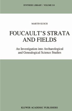 Foucault¿s Strata and Fields - Kusch, Maren