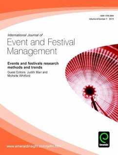 Events and Festivals Research Methods and Trends (eBook, PDF) Cover Events and Festivals Research Methods and Trends (eBook, PDF)