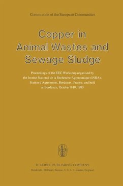 Copper in Animal Wastes and Sewage Sludge