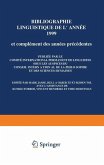 Bibliographie linguistique de l¿année 1999/Linguistic Bibliography for the year 1999