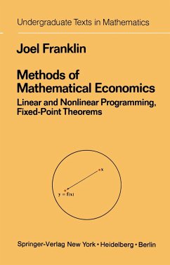 Methods of Mathematical Economics - Franklin, Joel