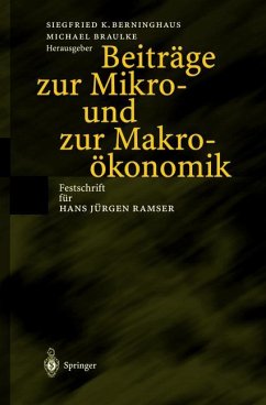 Beiträge zur Mikro- und zur Makroökonomik