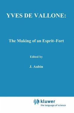 Yves de Vallone: The Making of an Esprit-Fort - O'Higgins, James