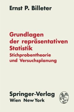 Grundlagen der repräsentativen Statistik - Billeter, Ernst P.