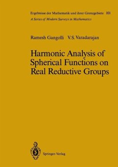 Harmonic Analysis of Spherical Functions on Real Reductive Groups - Gangolli, Ramesh;Varadarajan, Veeravalli S.