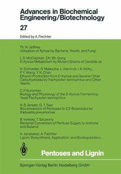 Pentoses and Lignin - Chan, Y. K.; Neirinck, L.; Schneider, H.; Szczesny, T.; Tsao, G. T.; Veliky, I. A.; Volesky, B.; Fiechter, A.; Wang, P. Y.; Gong, Ch. -Sh.; Jansen, N. B.; Janshekar, H.; Jeffries, Th. W.; Kurtzman, C. P.; Maleszka, R.; McCracken, L. D.