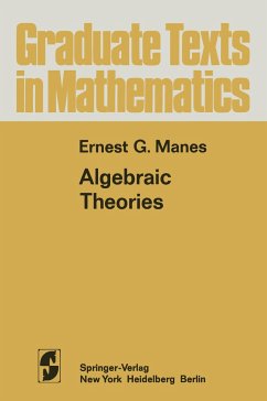 Algebraic Theories - Manes, E.G.