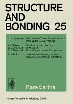 Rare Earths - Jørgensen, C. K.; Baker, E. C.; Sinha, S. P.; Raymond, K. N.; Halstead, G. W.