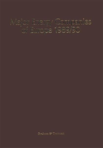 Major Energy Companies of Europe 1989/90 Major Energy Companies of Europe 1989/90