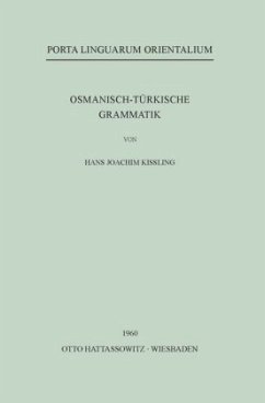 Osmanisch-Türkische Grammatik - Kissling, Hans Joachim