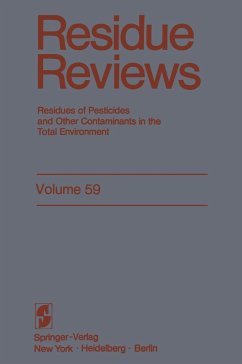 Residue Reviews - Gunther, Francis A.;Gunther, Jane Davies