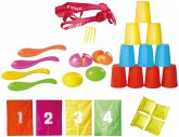 Knorrtoys 56000 - Party Set FUN, 32teilig, Sackhüpfen, Eierlaufen, Dosenwerfen