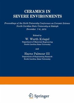 Ceramics in Severe Environments - Iii, Hayne Palmour; Kriegel, Wurth W.