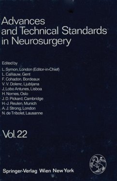 Advances and Technical Standards in Neurosurgery - Symon, L.; Antunes, J. Lobo; Calliauw, L.; Cohadon, F.; Dolenc, V. V.; Tribolet, N. de; Nornes, H.; Pickard, J. D.; Reulen, H. -J.; Strong, A. J.