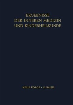 Ergebnisse der Inneren Medizin und Kinderheilkunde - Heilmeyer, L.; Rudder, B. De; Schoen, R.