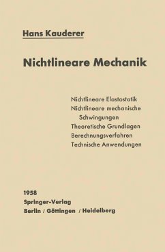 Nichtlineare Mechanik - Kauderer, H. Nichtlineare Mechanik - Kauderer, H.